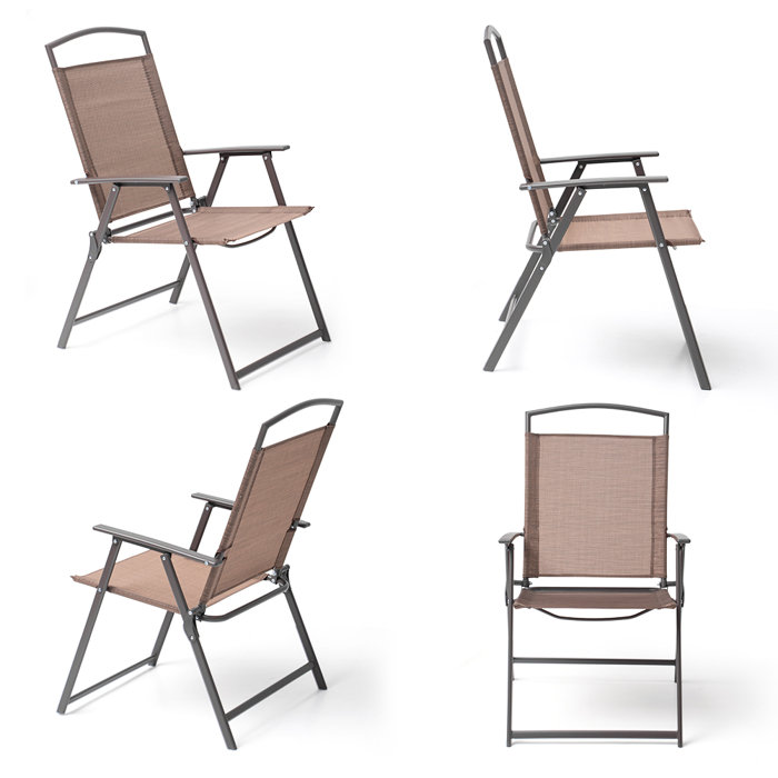 Latitude Run® Spooner Folding Patio Dining Chair & Reviews Wayfair